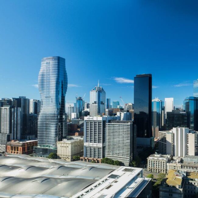 melbourne cbd skyline