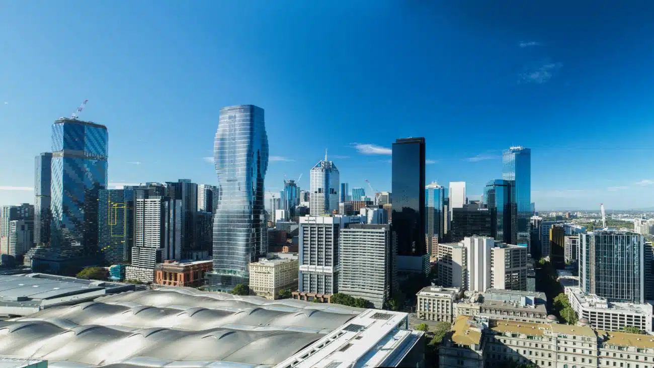 melbourne cbd skyline