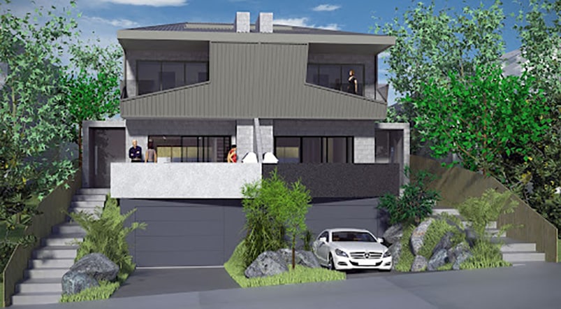 building 3d model sample