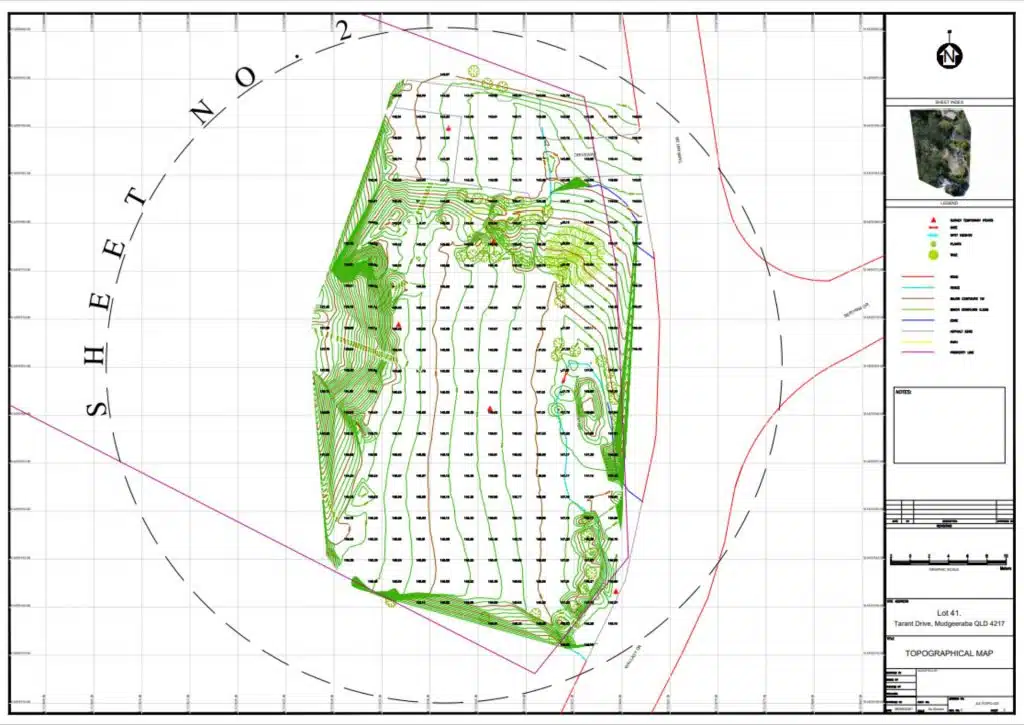 contours map