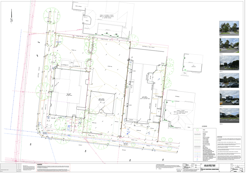 Feature Survey, drafting company, in-depth site analysis