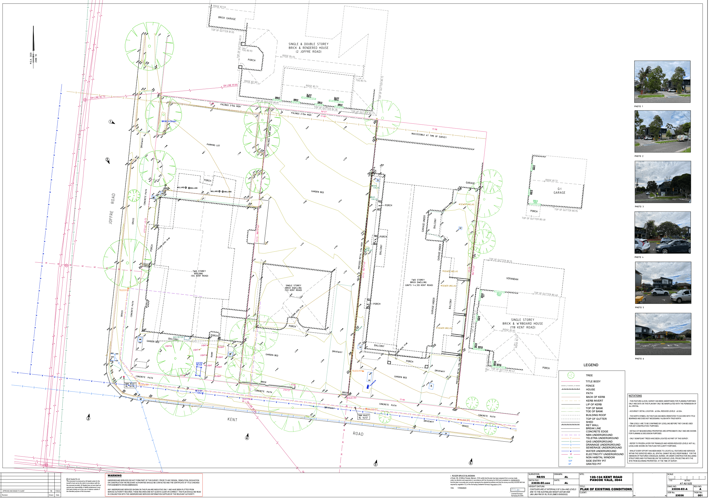 Feature Survey, drafting comoany, in-depth siteanalysis