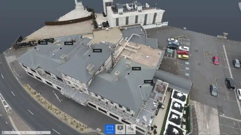 brighton building point cloud processed using Autodesk