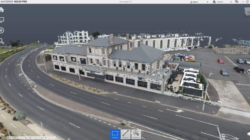 brighton venue point cloud using autodesk
