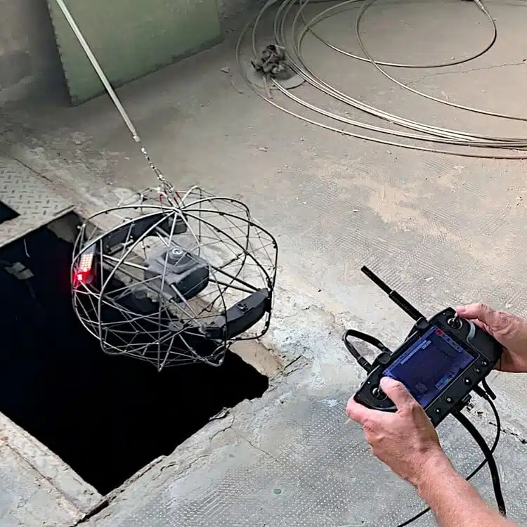Drone Inspection for confined spaces