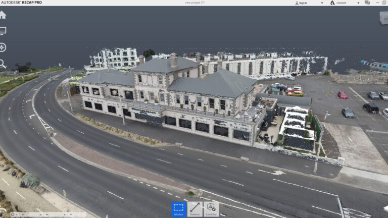brighton venue point cloud using autodesk
