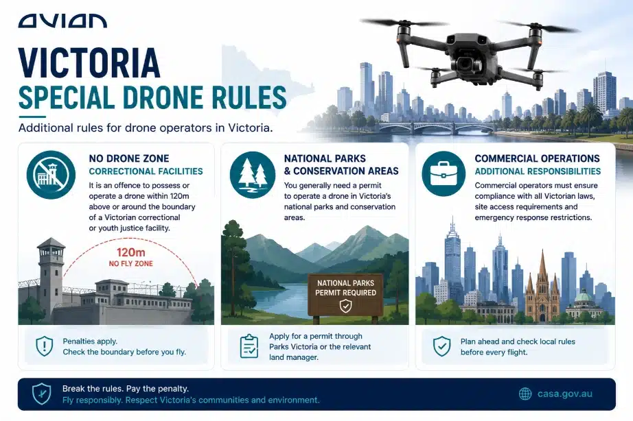 Victoria Drone Rules Infographic