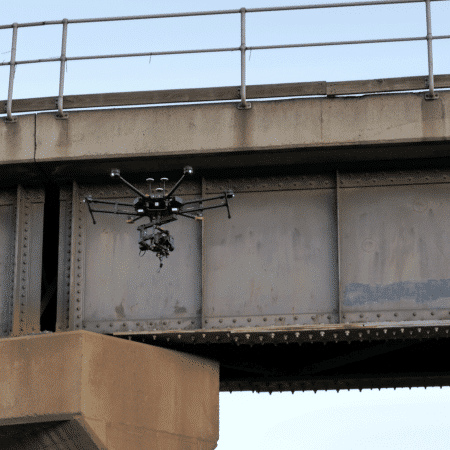 Land Surveying in Footscray with drone