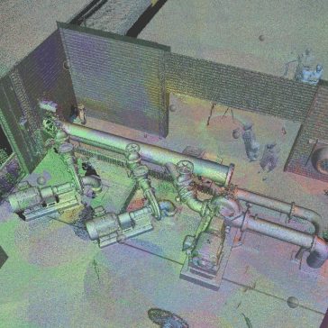 pipework point cloud processing using autodesk software